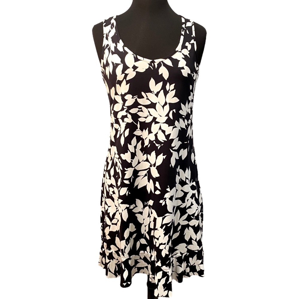 Lands End Ruffle Hem Coverup Dress Size S